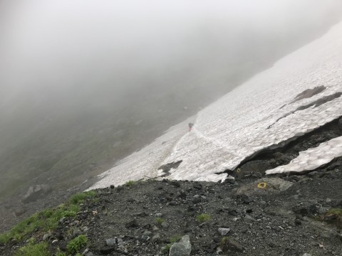 小雪渓トラバース