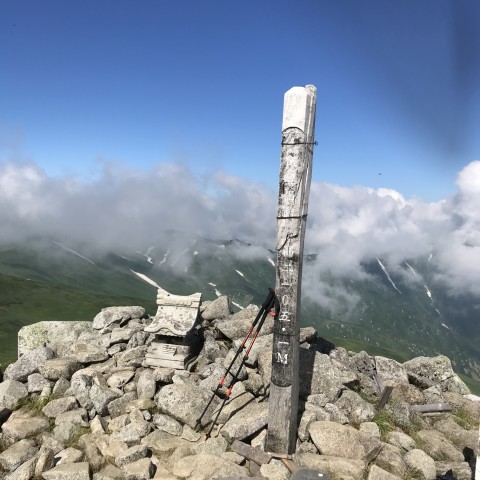 飯豊山山頂(８月５日)